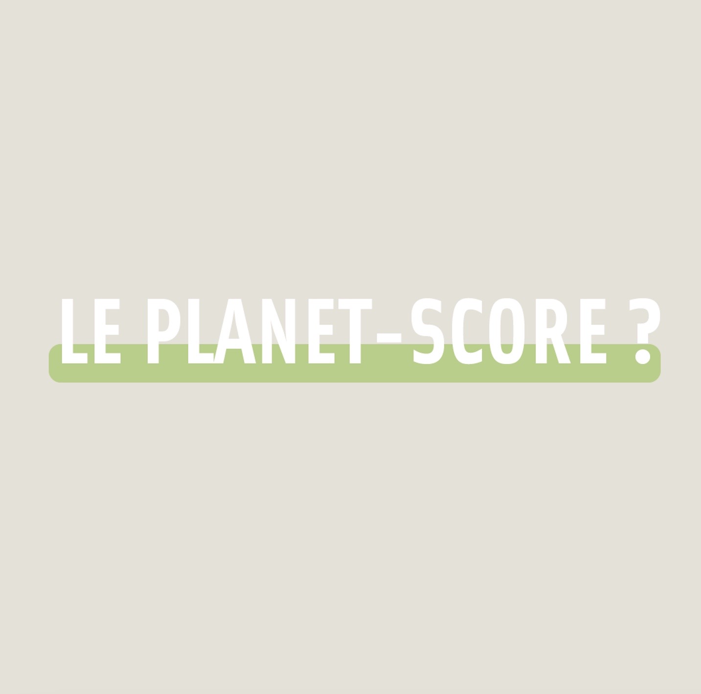 Le planet-score