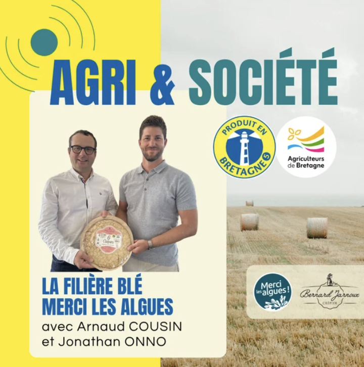 PODCAST AGRI & SOCIÉTÉ 🌱 Quand les algues révolutionnent la filière blé bretonne ! 🌾🌊
